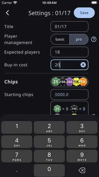 Buy-in cost